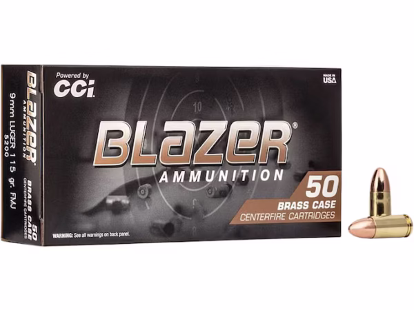 Blazer Brass 9mm Luger Ammo