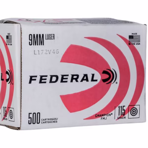 Federal Champion 9mm Luger Ammo