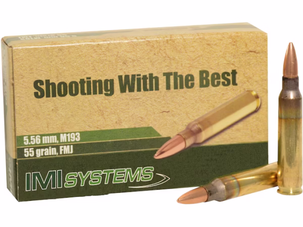 IMI M193 5.56x45mm NATO Ammo