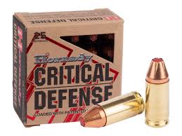 Hornady Critical Defense 9mm Luger Ammo 115 Grain Hornady FTX Polymer Tip Box of 25