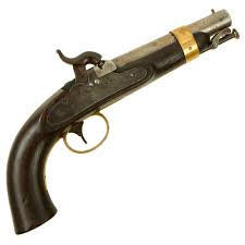 Original U.S. Model 1842 Internal Hammer Naval Percussion Pistol