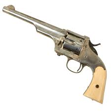 Original U.S. Merwin & Hulbert Nickel Plated 1876 Frontier 2nd Model