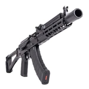 AK-104 Triangle Side Folding Pistol with Triangle Brace, PSA-SLR SOLO 9.45″ Rail, ALG Trigger, and Linear Comp