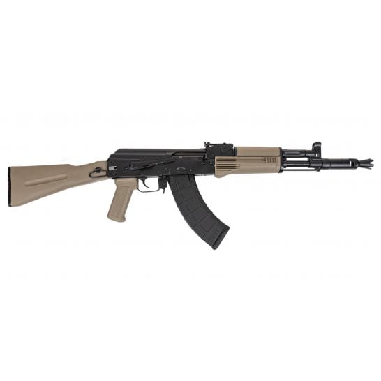 AK-104 Side Folding Rifle w/Pinned and Welded Spiked Extended Booster, FDE - Image 5