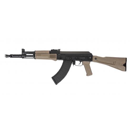 AK-104 Side Folding Rifle w/Pinned and Welded Spiked Extended Booster, FDE - Image 4