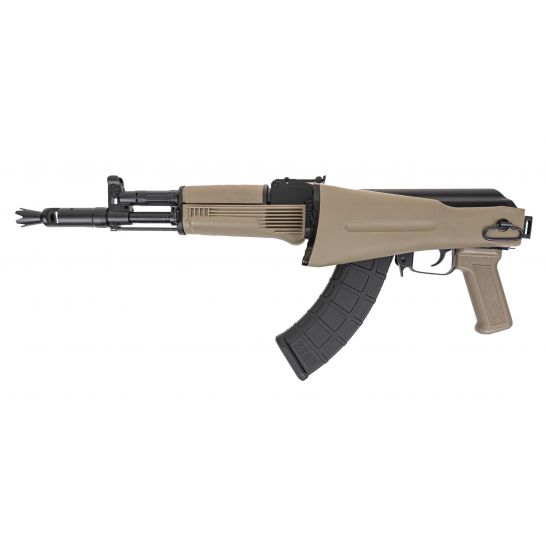 AK-104 Side Folding Rifle w/Pinned and Welded Spiked Extended Booster, FDE - Image 3