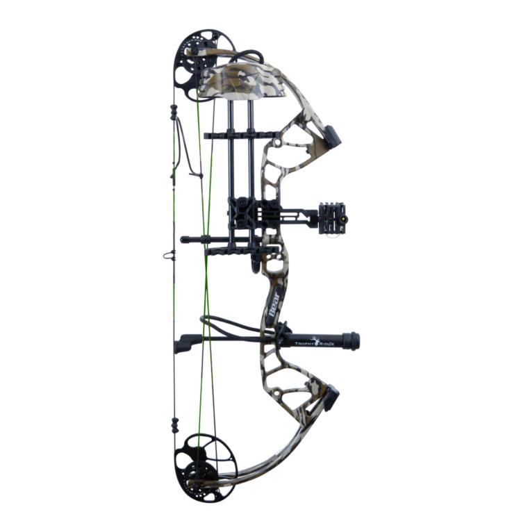 Bear Archery Gamekeeper Jr RTH 50RH Compound Bow Mossy Oak Bottomland - Image 3
