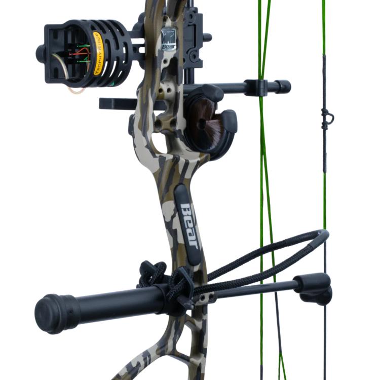 Bear Archery Gamekeeper Jr RTH 50RH Compound Bow Mossy Oak Bottomland - Image 7